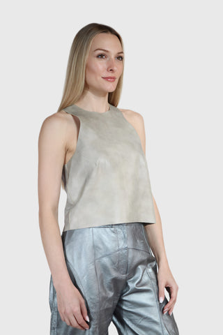 Leather Tank Top