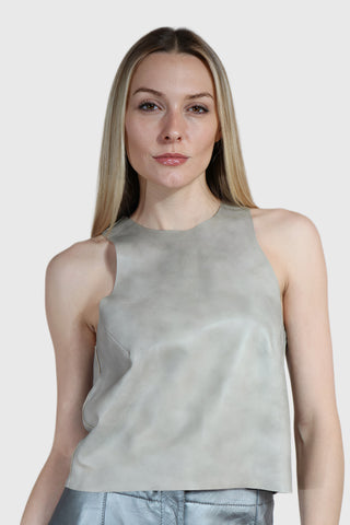 Leather Tank Top