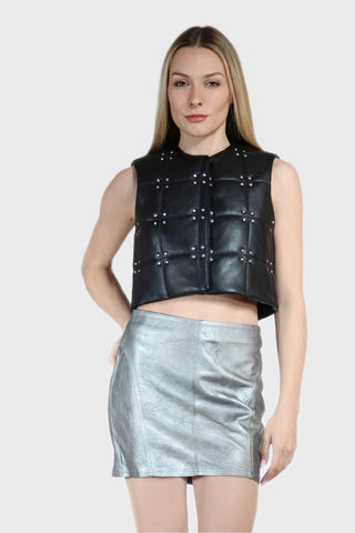 Mini Leather Skirt